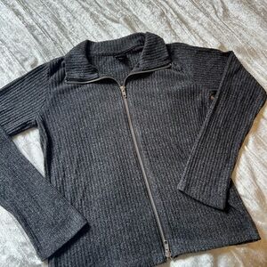 Ribbed Gray Matching Set